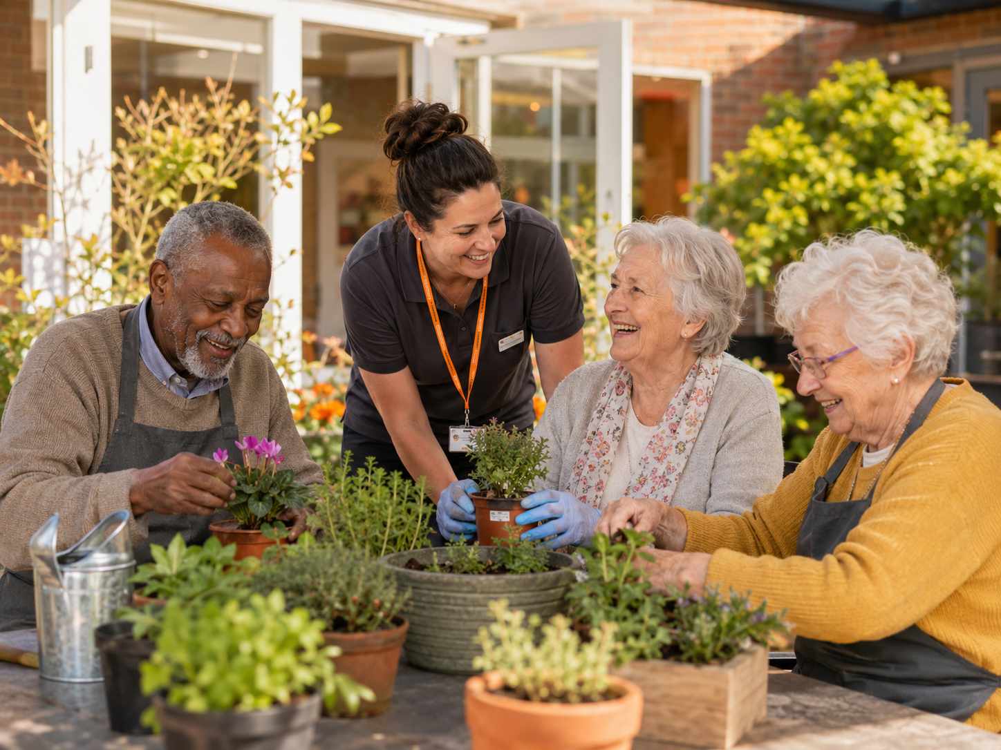 Gardening and nature activity with older adults